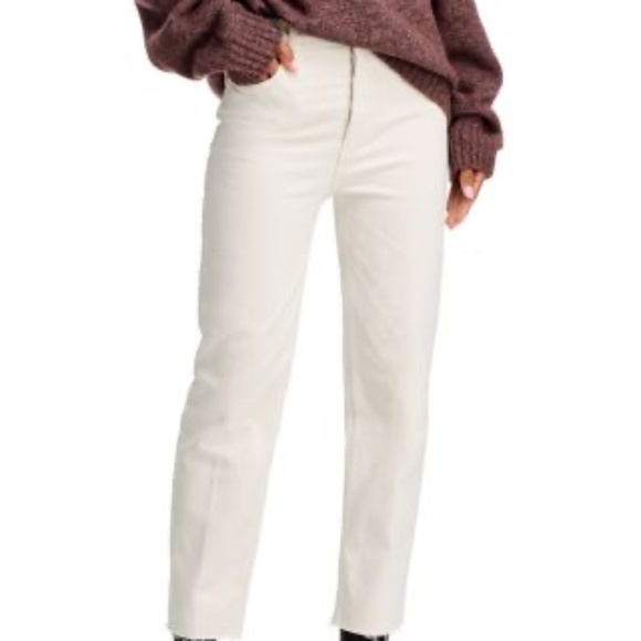 NEW Re/Done 70s Stove Pipe High Rise Straight Ankle Jeans - size 26
Waist: 14” - Picture 4 of 8